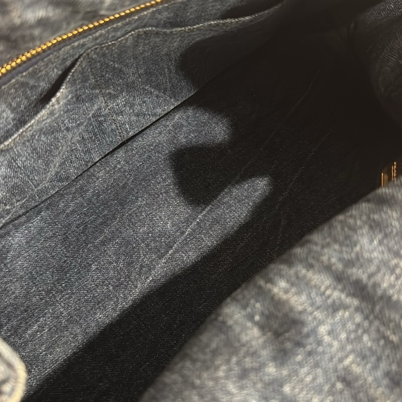 Prada Blue Denim Canapa Tote Bag - Picture 10 of 16